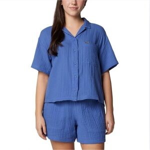 Columbia Holly Hideaway Breezy Cotton Top in Eve